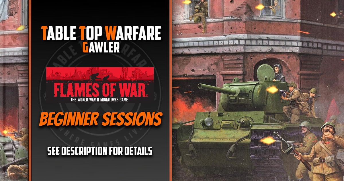 [GAWLER] Flames of War: Beginner Sessions