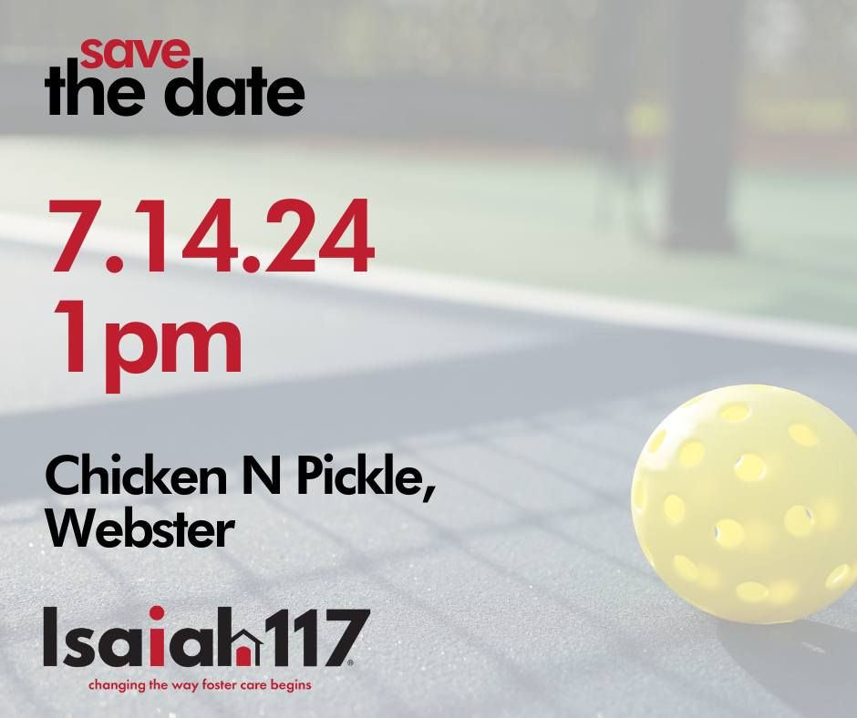 Pickleball Tournament for Isaiah 117 House 