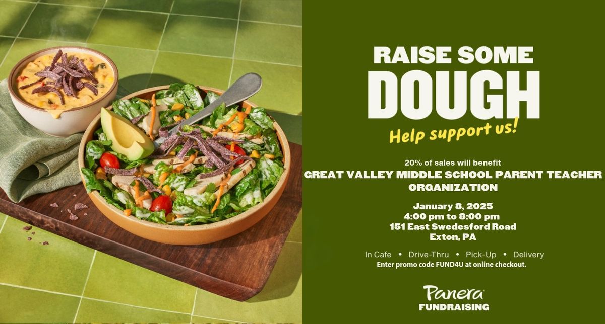 GVMS PTO Panera (Exton) Dine & Donate