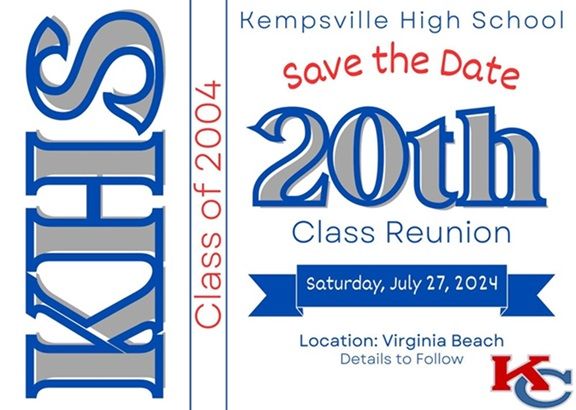 KHS CLASS OF 2004 - 20 YEAR REUNION