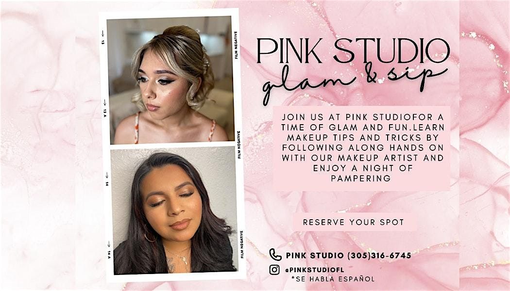 Pink Studio Glam & Sip