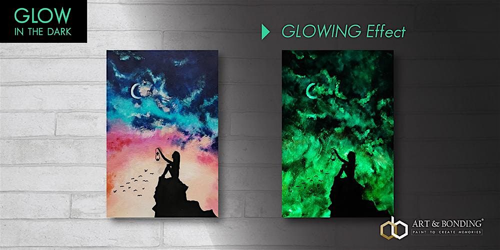 Glow Sip & Paint : Glow - Starlit Seeker