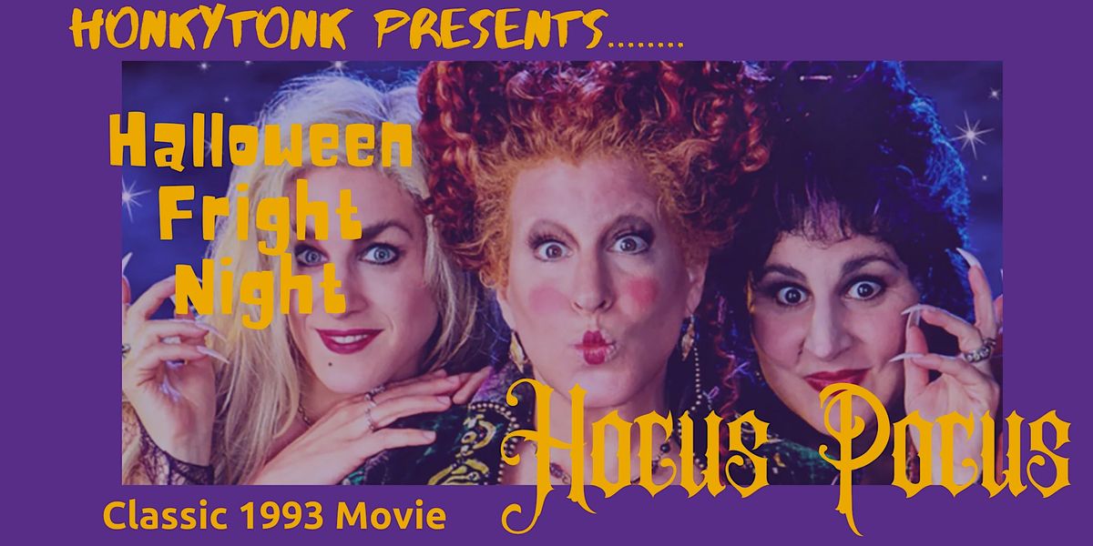 Hocus Pocus Halloween Movie Night, HonkyTonk Wine Library, Sutton