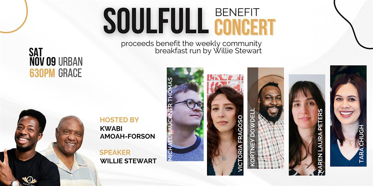 Soulfull: Benefit Concert to Support the Community Breakfast in DT Tacoma