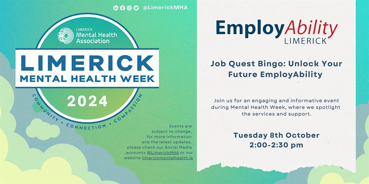 Job Quest Bingo: Unlock Your Future Employability #LMHW2024