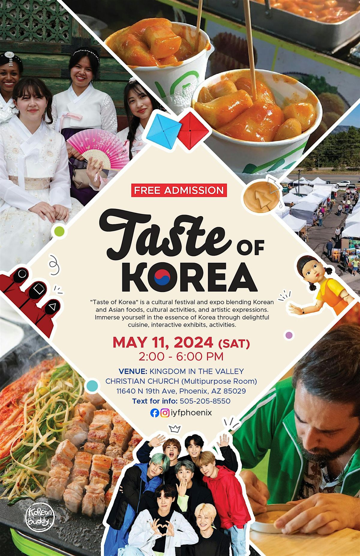 2024 Taste of Korea in Phoenix (Indoor and Free Admission)