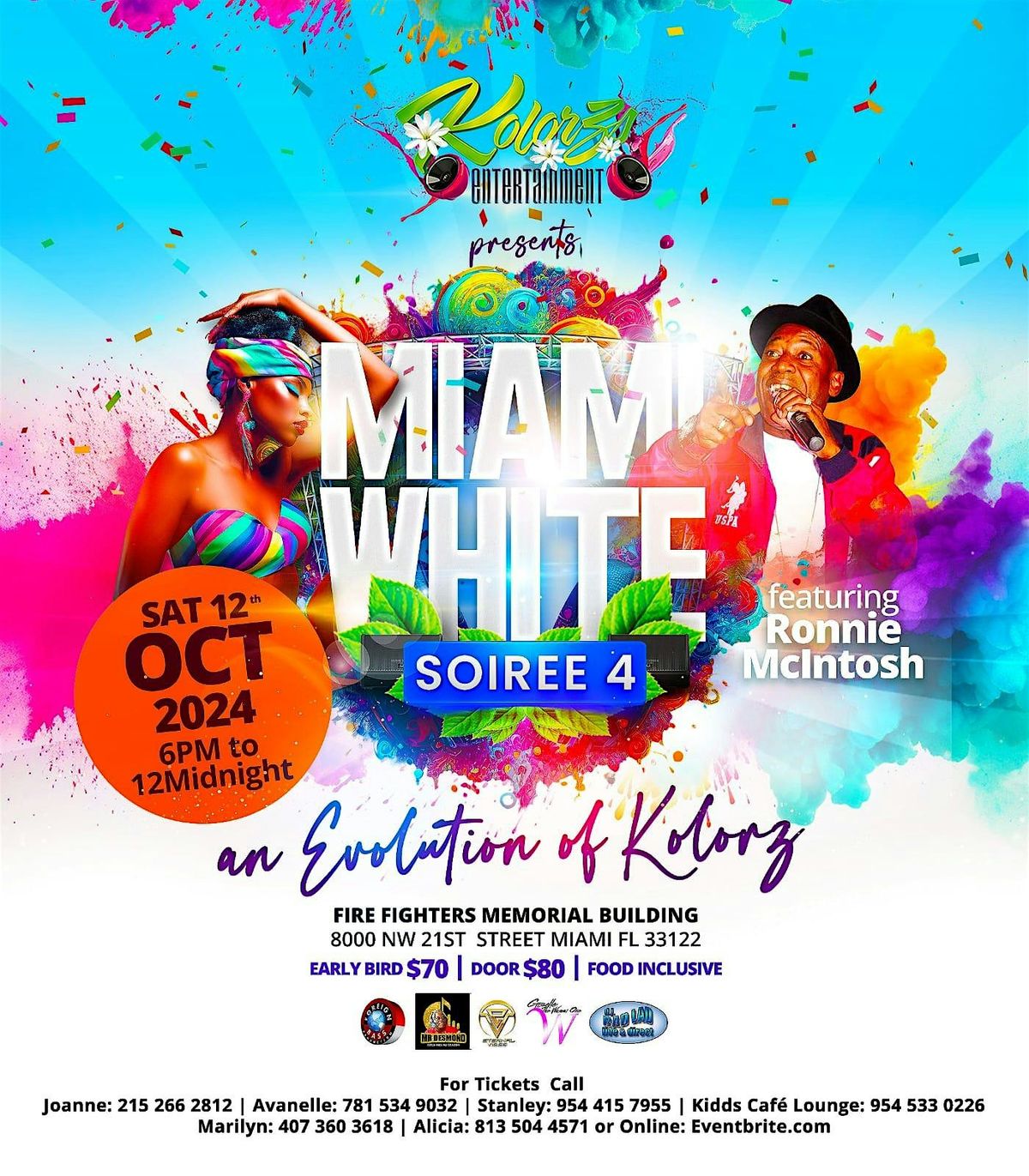 Miami White Soiree 4 Presents An Evolution of Kolorz