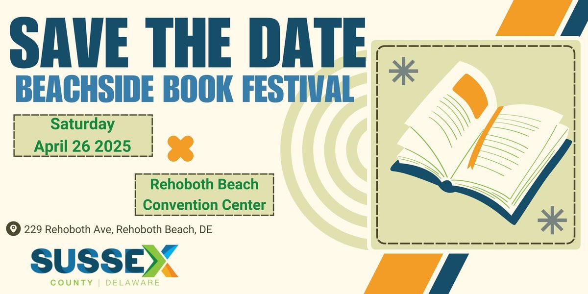 Beachside Book Festival Hosted by the Sussex County Libraries