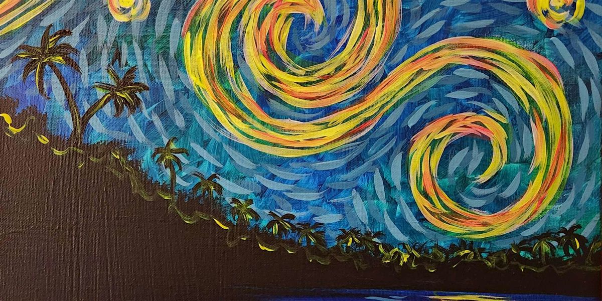 Starry Starry Beach - Paint and Sip by Classpop!\u2122