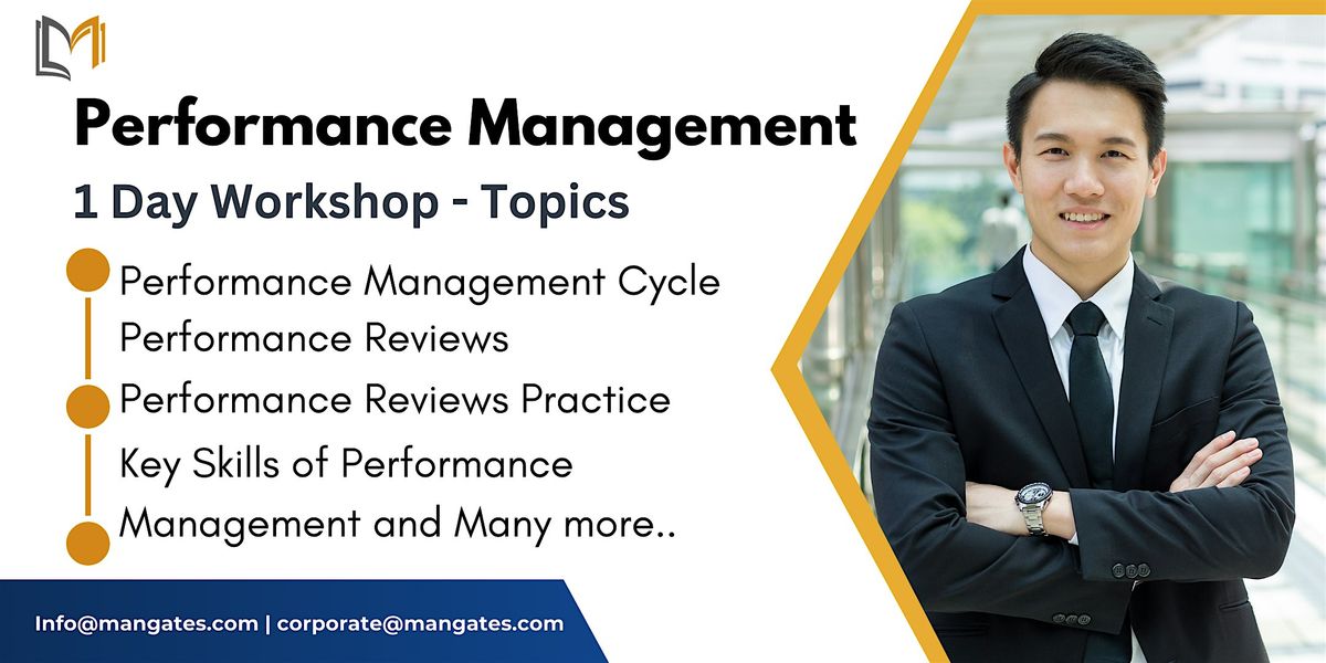 Performance Management 1 Day Workshop in Las Vegas, NV on May 24th, 2024