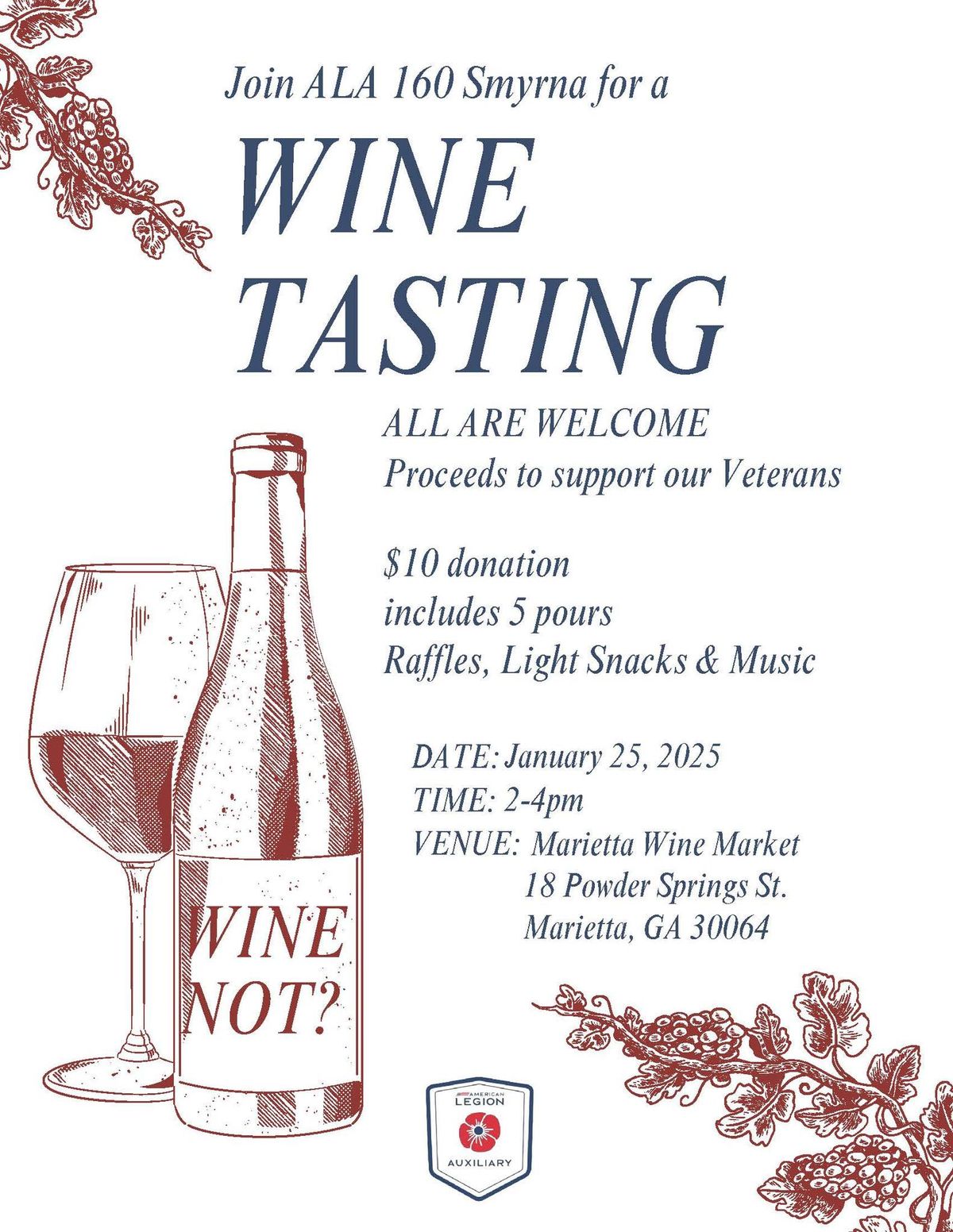 Wine Not!?! Wine Tasting Fundraiser