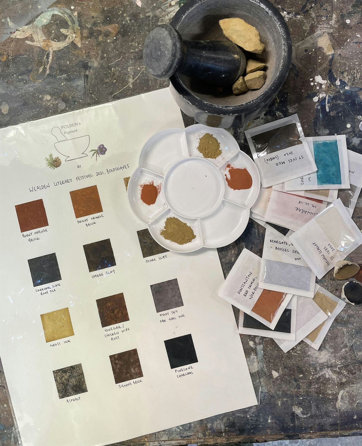 Pigment Making With Polly Bennet