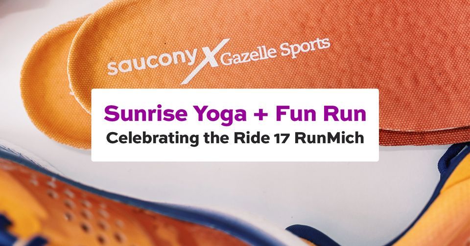 Sunrise Yoga + Fun Run: Celebrating Ride 17 RunMich 