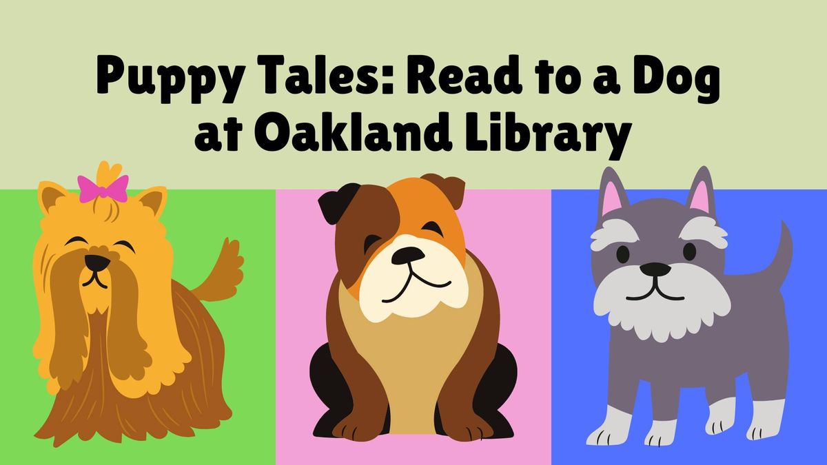 Puppy Tales (Read to a Therapy Dog!)