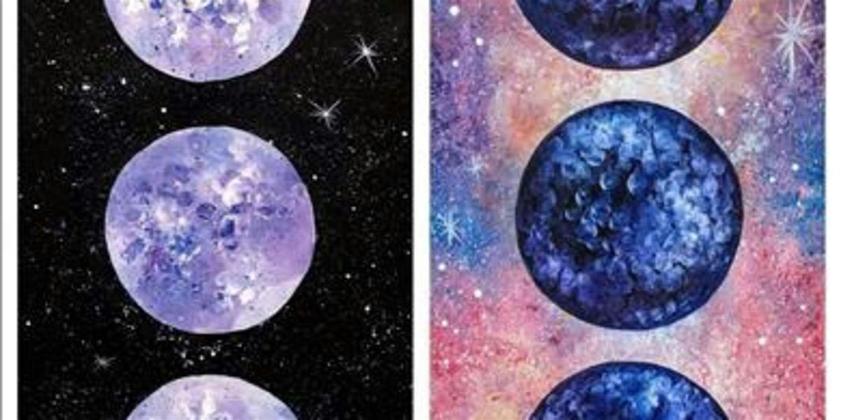 Lovely Lunar Phases - Paint and Sip by Classpop!\u2122