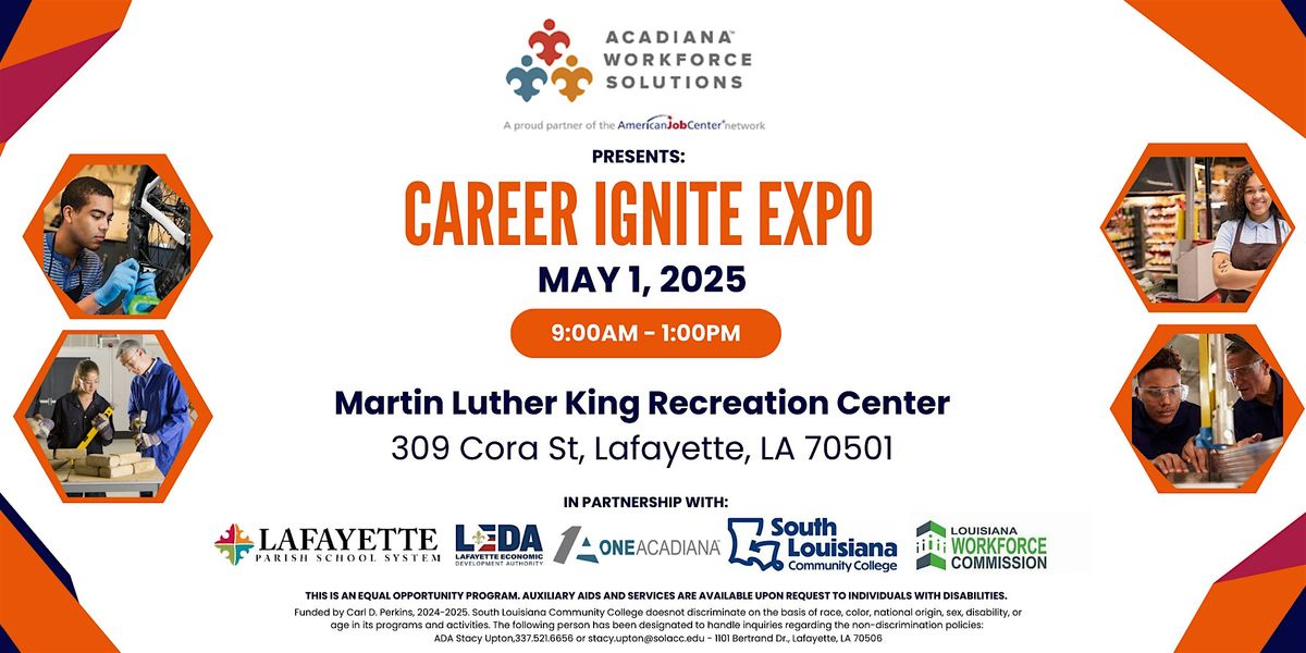 Career Ignite Expo - Lafayette Parish- Business Registration