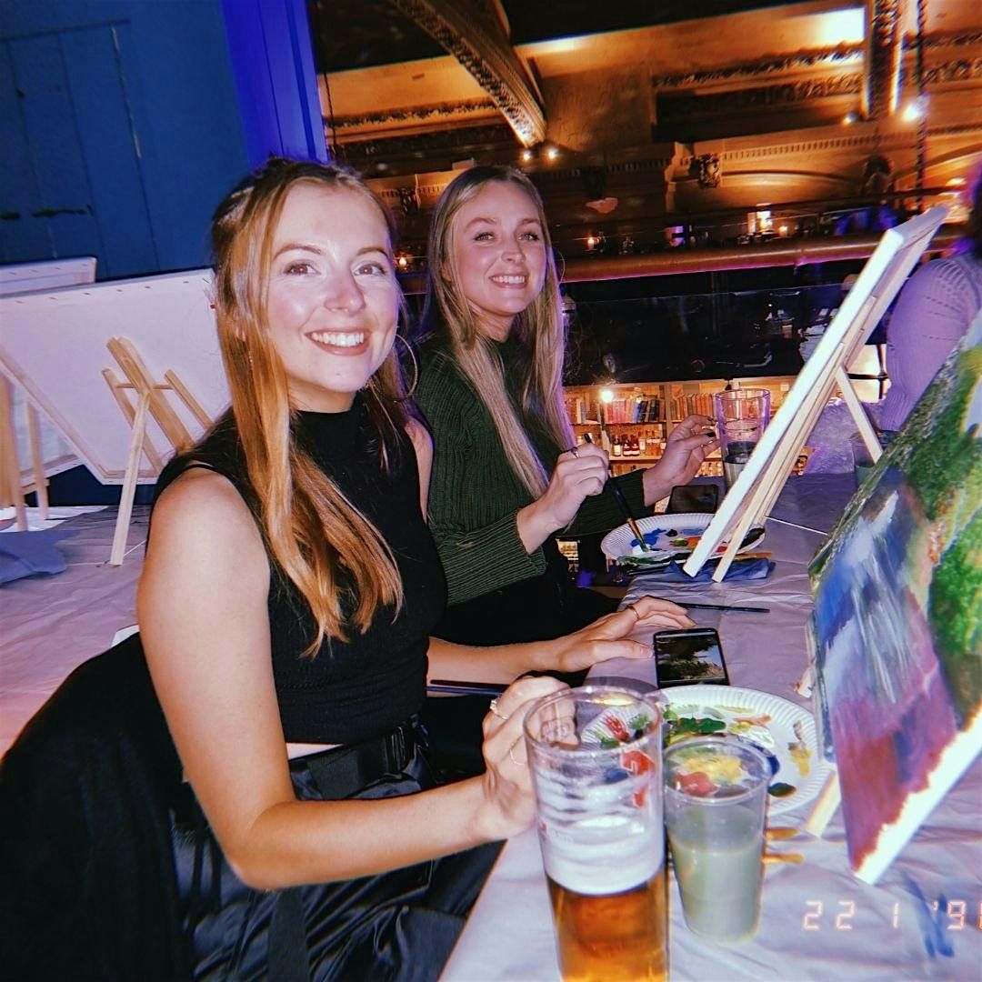 Boozy Brushes, Street Art Sip and Paint Party! Edinburgh