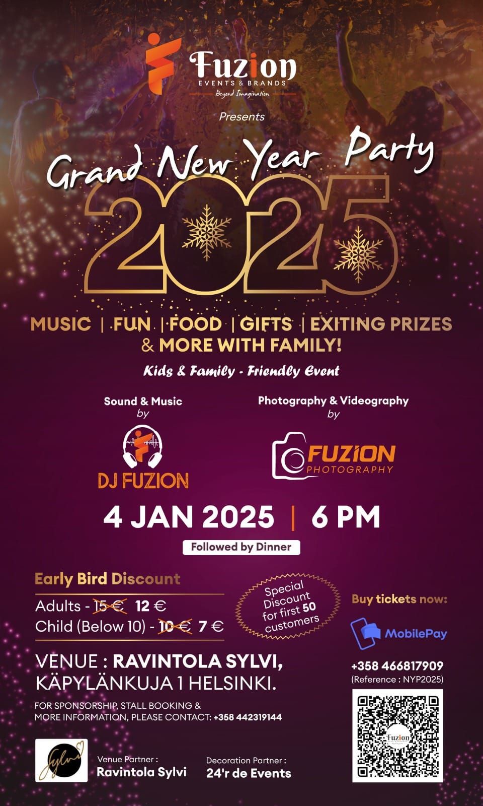 Grand New Year Party 2025 by Fuzion