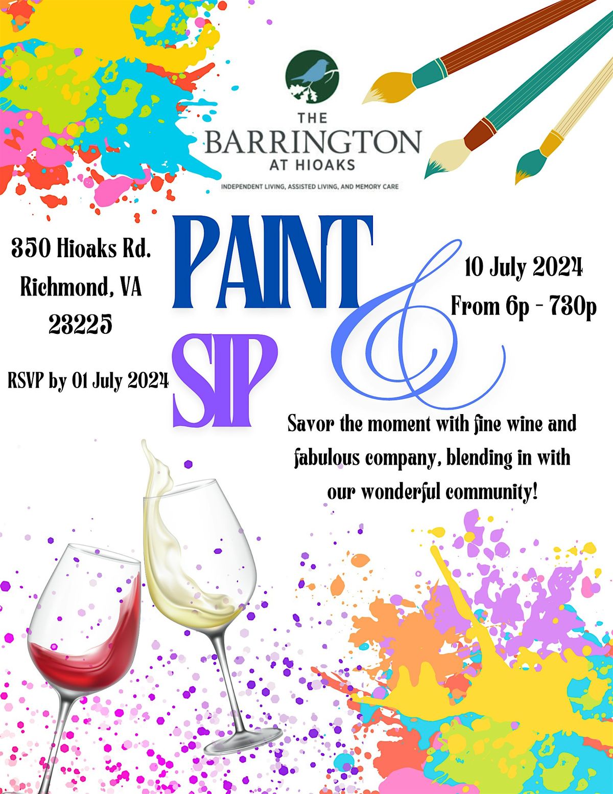 Paint, Sip 'N Tour