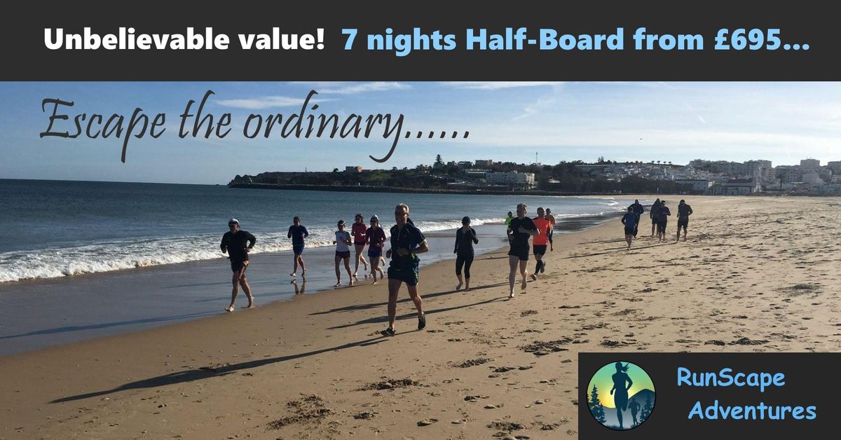 7 night running holiday in the Algarve, Portugal