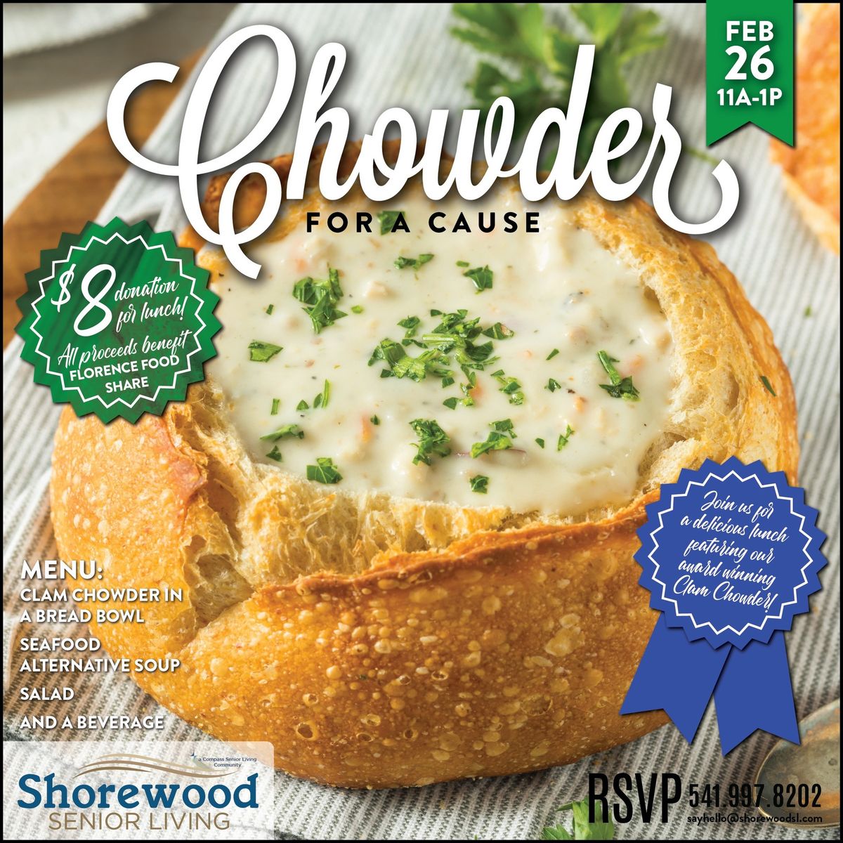 Chowder for a Cause Benefit Lunch