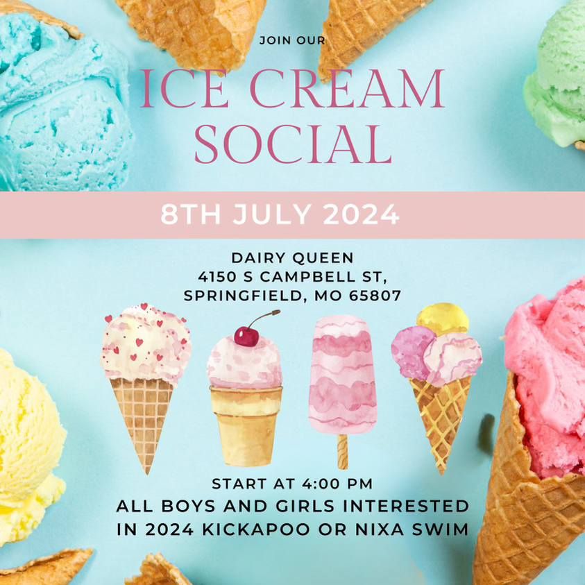 Ice Cream Social July 2024