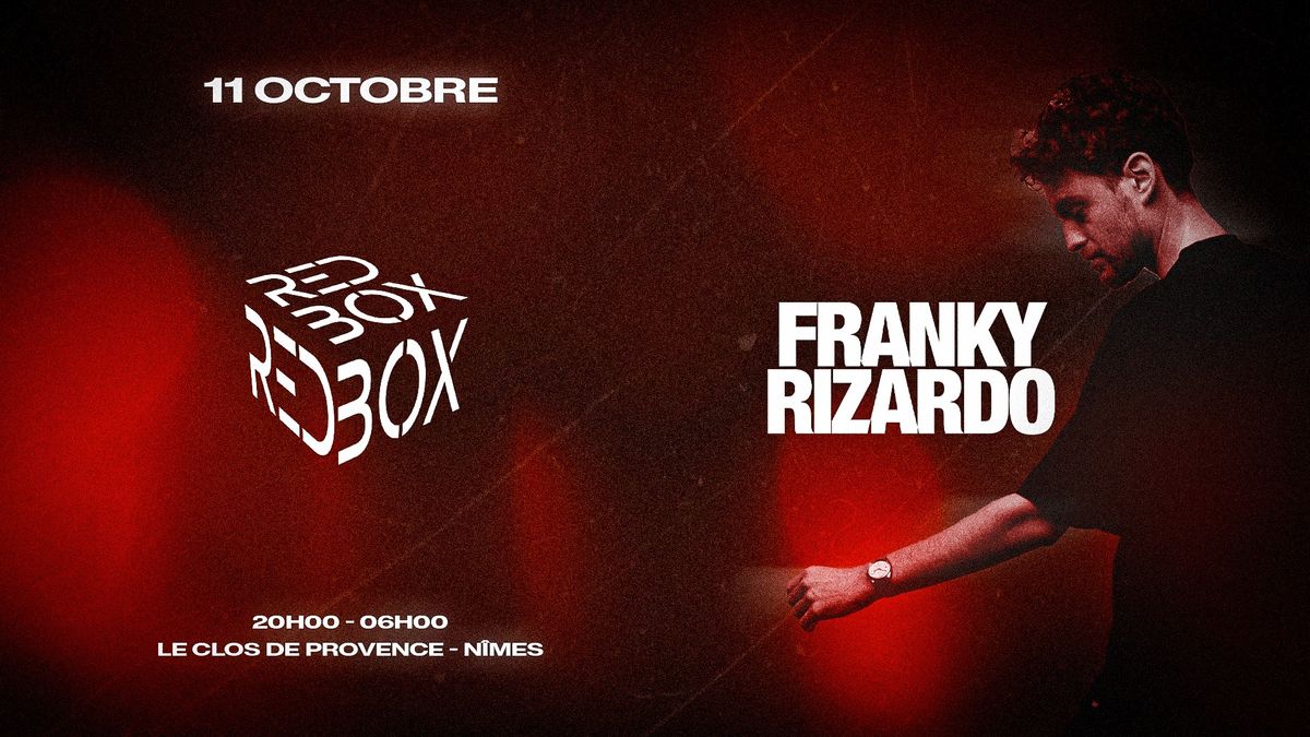 REDBOX - FRANKY RIZARDO - LE CLOS DE PROVENCE - 11 OCTOBRE