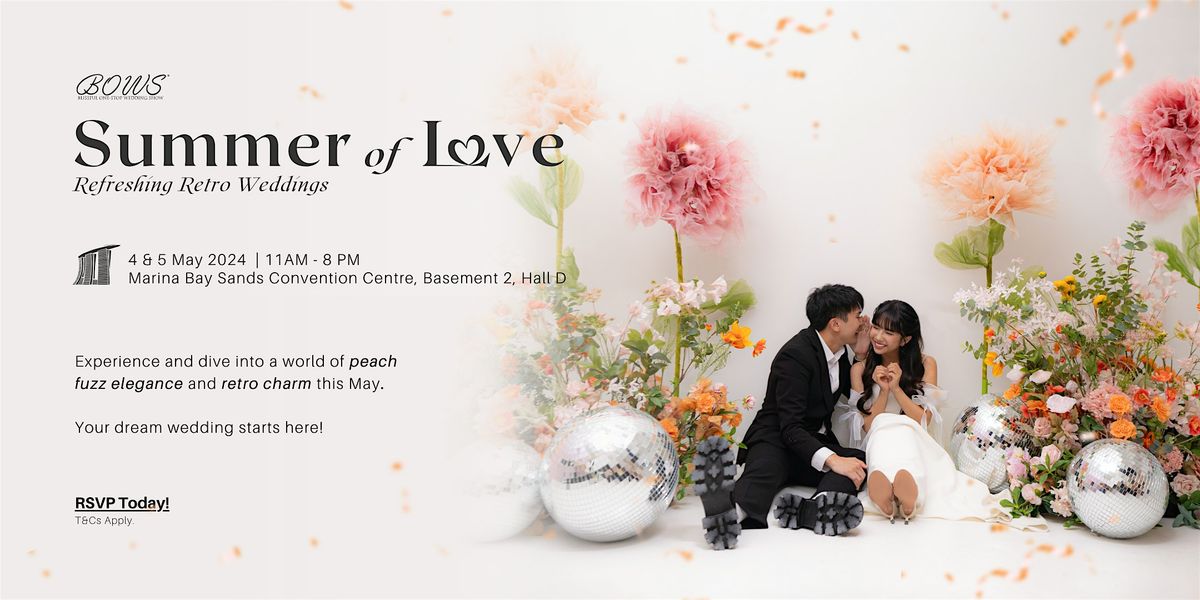 Summer of Love: Refreshing Retro Weddings by BOWS