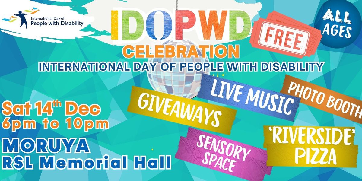 FREE Community Celebration for International Day of People with Disability