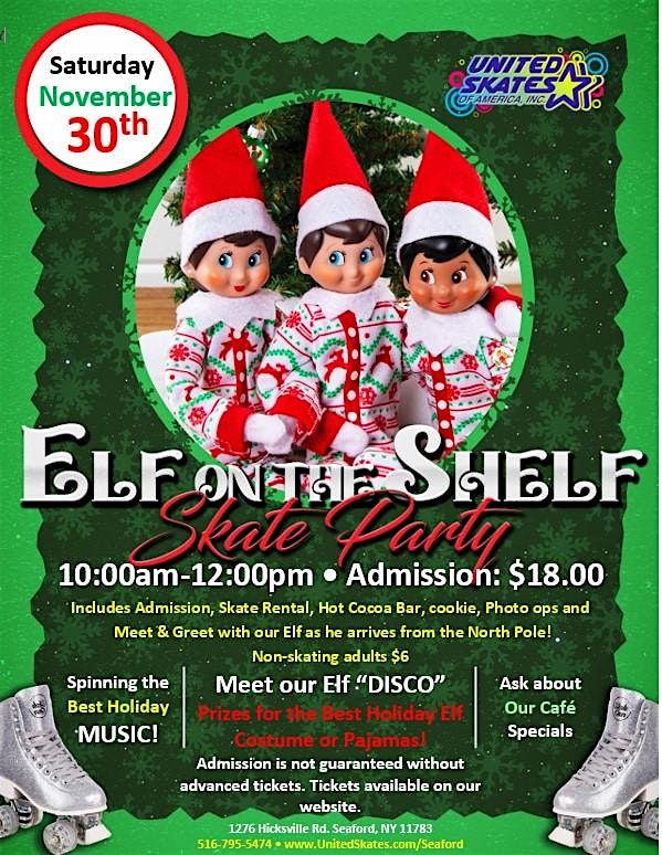 Elf on the Shelf Skate Party