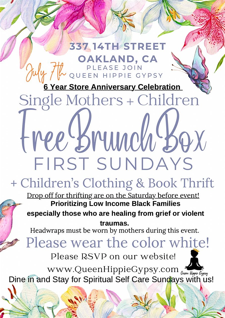 Free Brunch Box Program for Single Mothers and Children