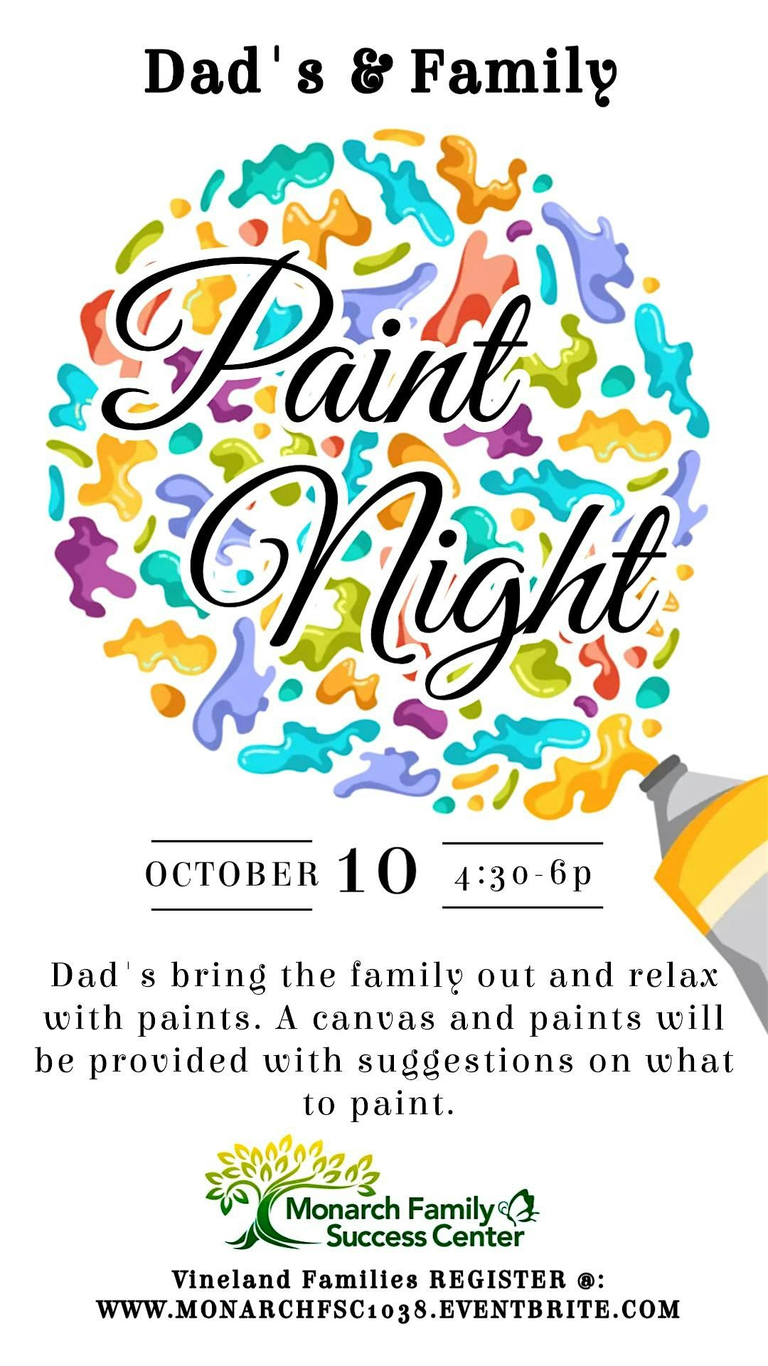 Dad's & Family Paint Night