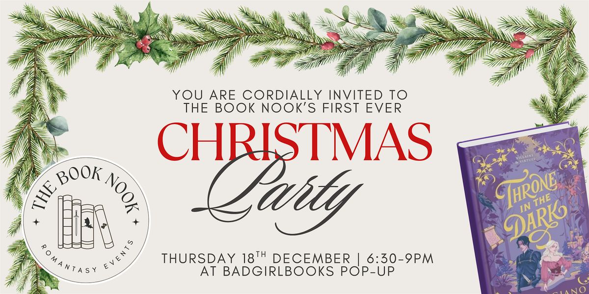 A Throne of Tinsel: The Book Nook's Christmas Party \u2014hosted by BadGirlBooks