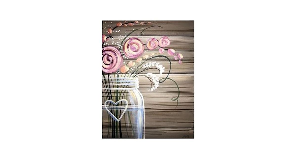ROSES IN BLOOM CANVAS PAINTING
