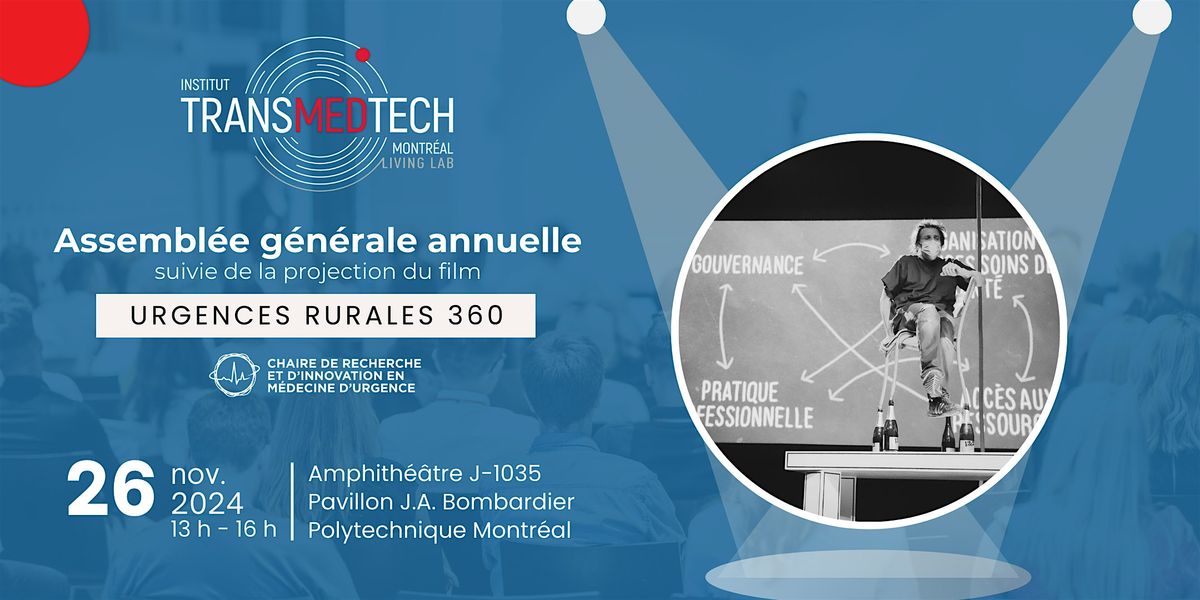 AGA TransMedTech et projection du film Urgences rurales 360