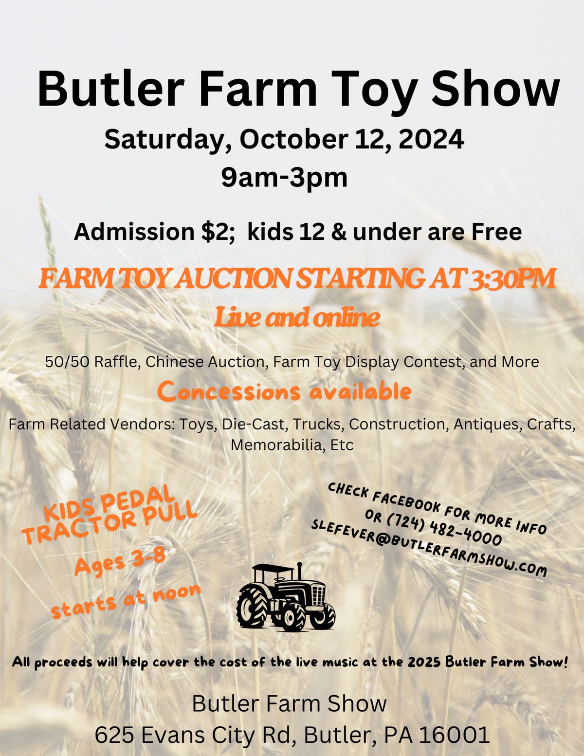 Butler Farm Toy Show & Sale