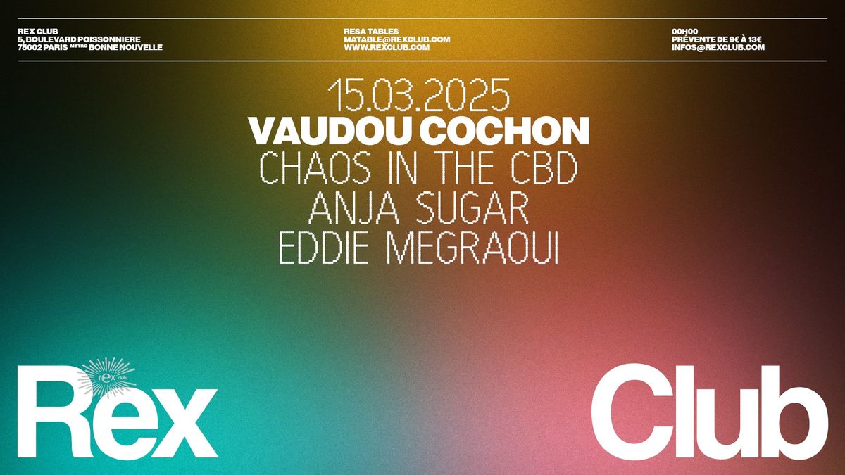 Vaudou Cochon: Chaos In The Cbd, Anja Sugar, Eddie Megraoui