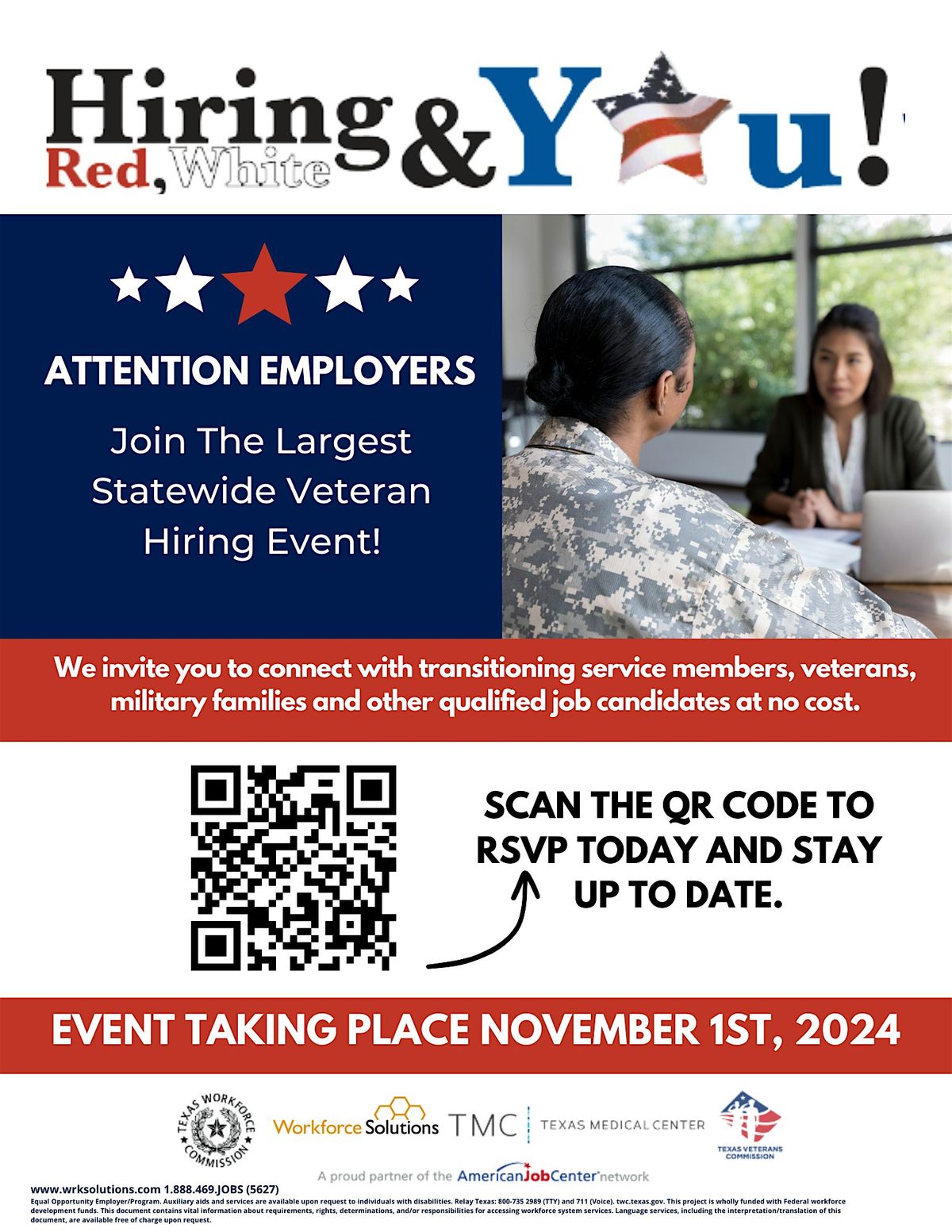 Hire Red, White & You 2024 Hiring Event - Employers