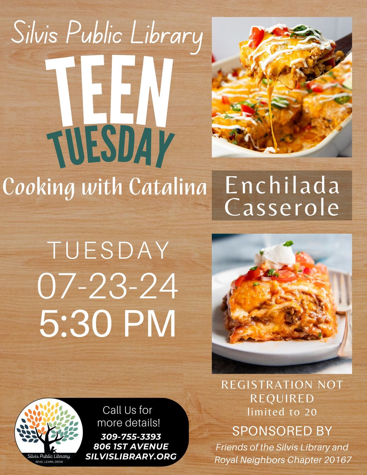 Teen Tuesday: Cooking with Catalina