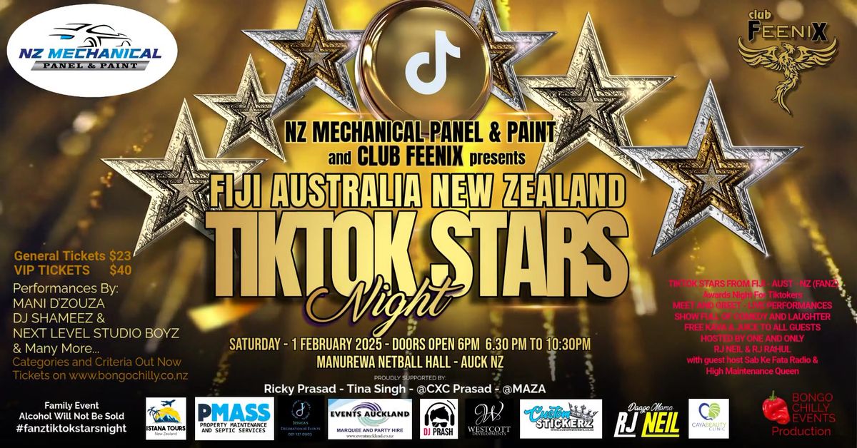 NZ MECHNICAL PANEL & PAINT - FANZ TIKTOK STARS NIGHT 2025