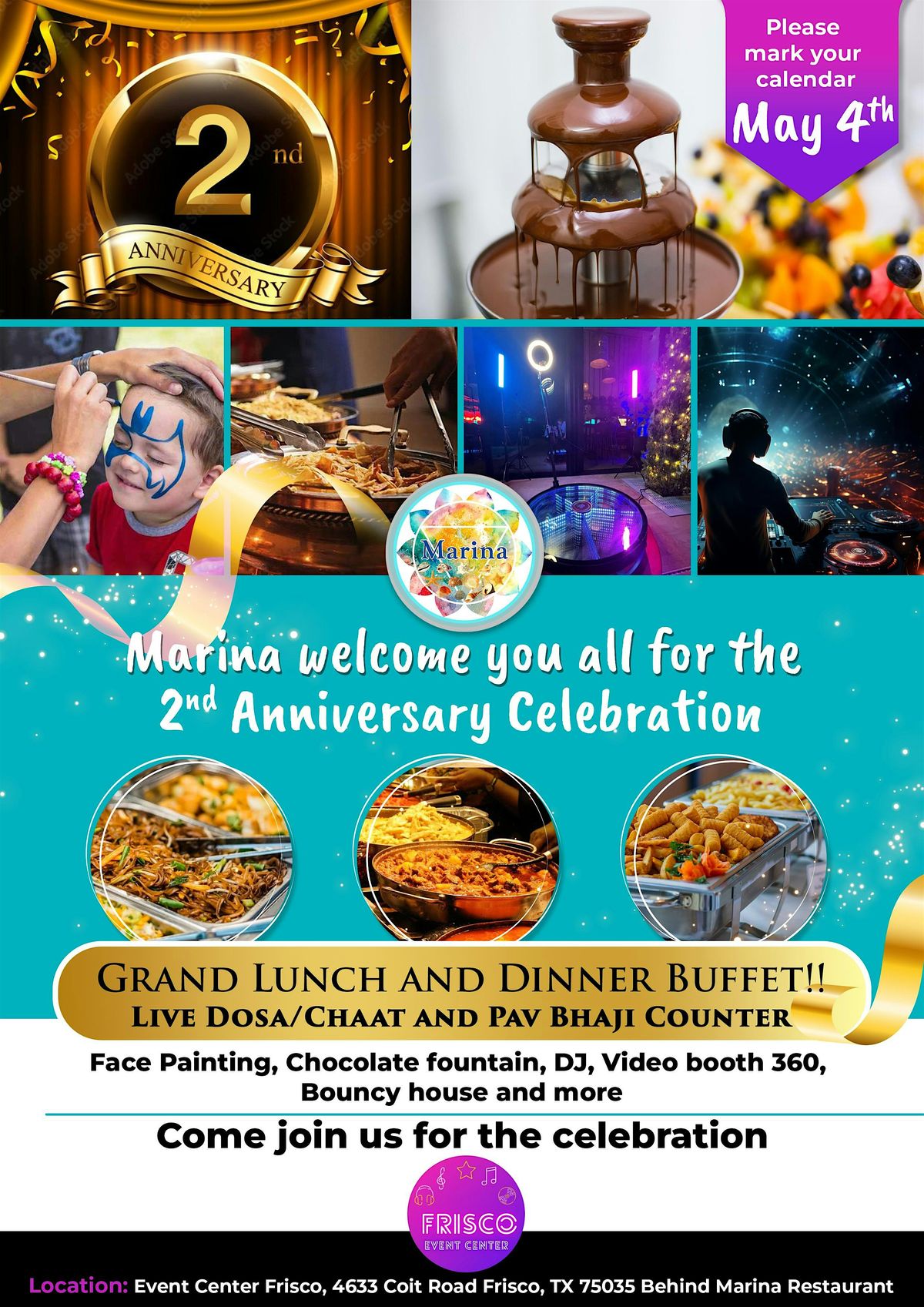 Marina 2nd Anniversary Buffet