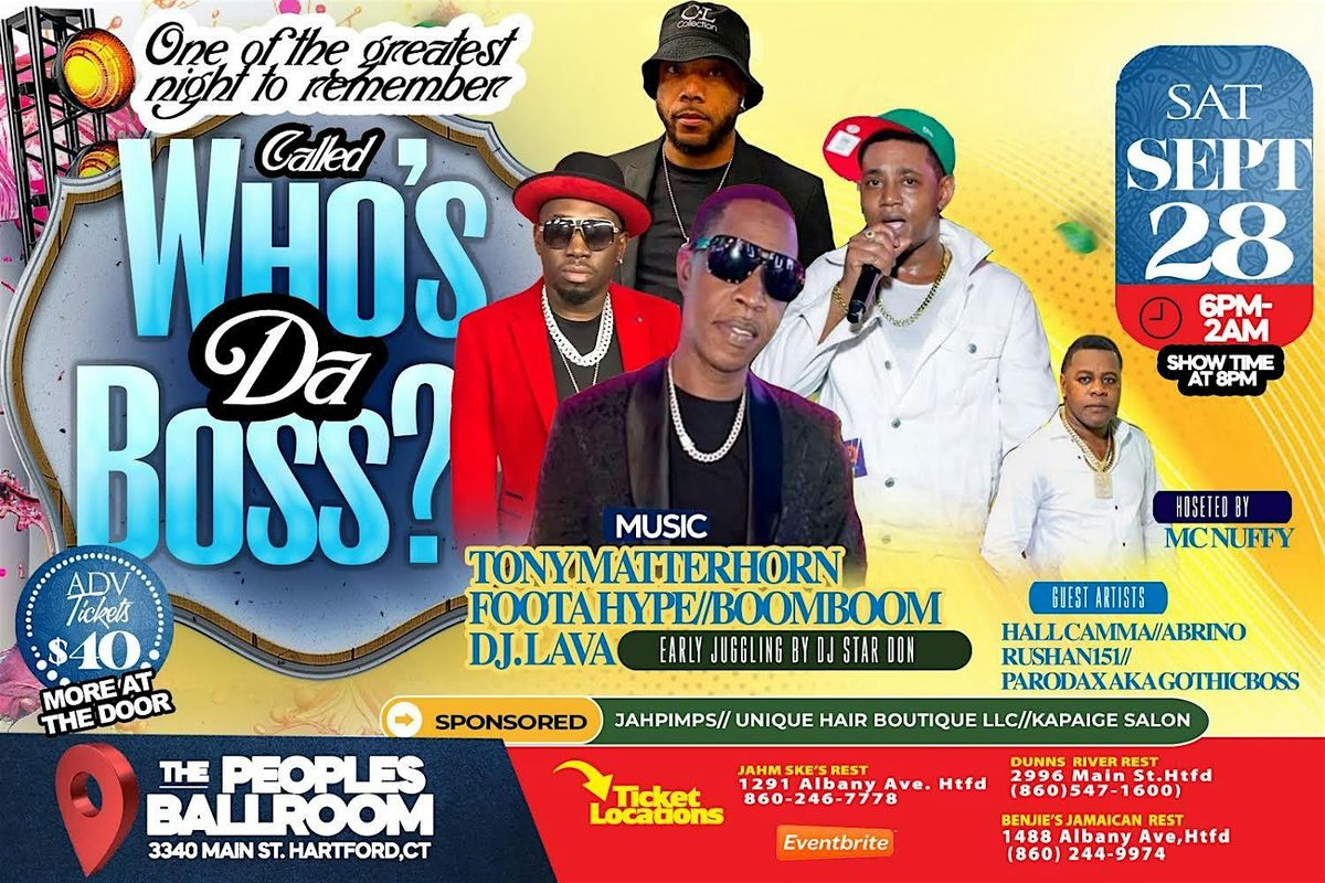 Who\u2019s Da Boss Dj Performance