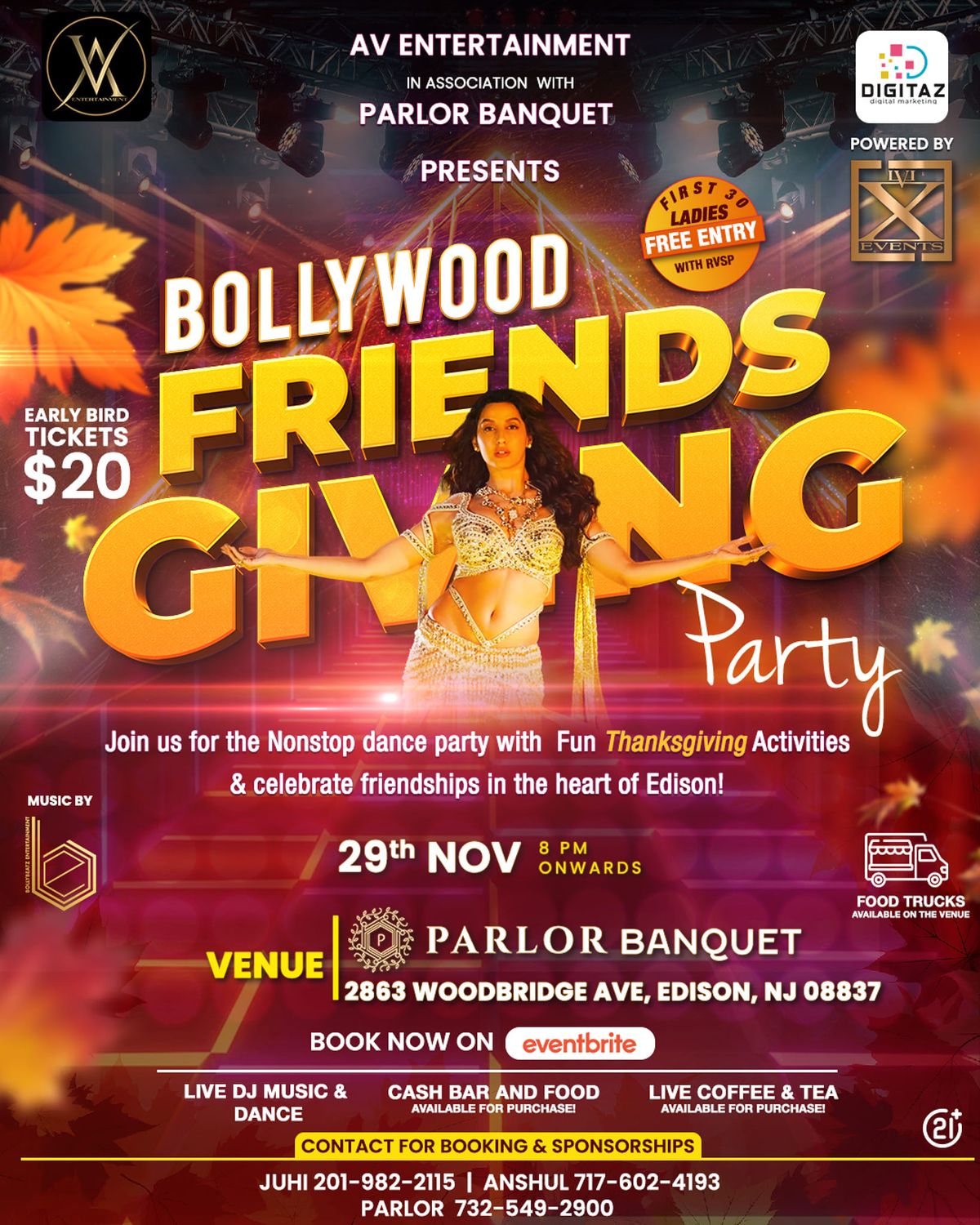 Bollywood Dance Night "Friendsgiving" celebrations!