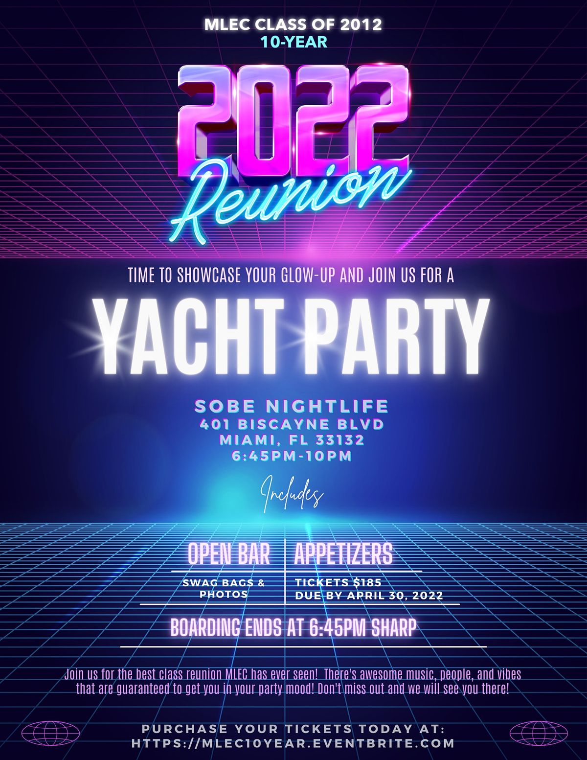 YACHT PARTY | MLEC C\/O 2012 10 YEAR REUNION