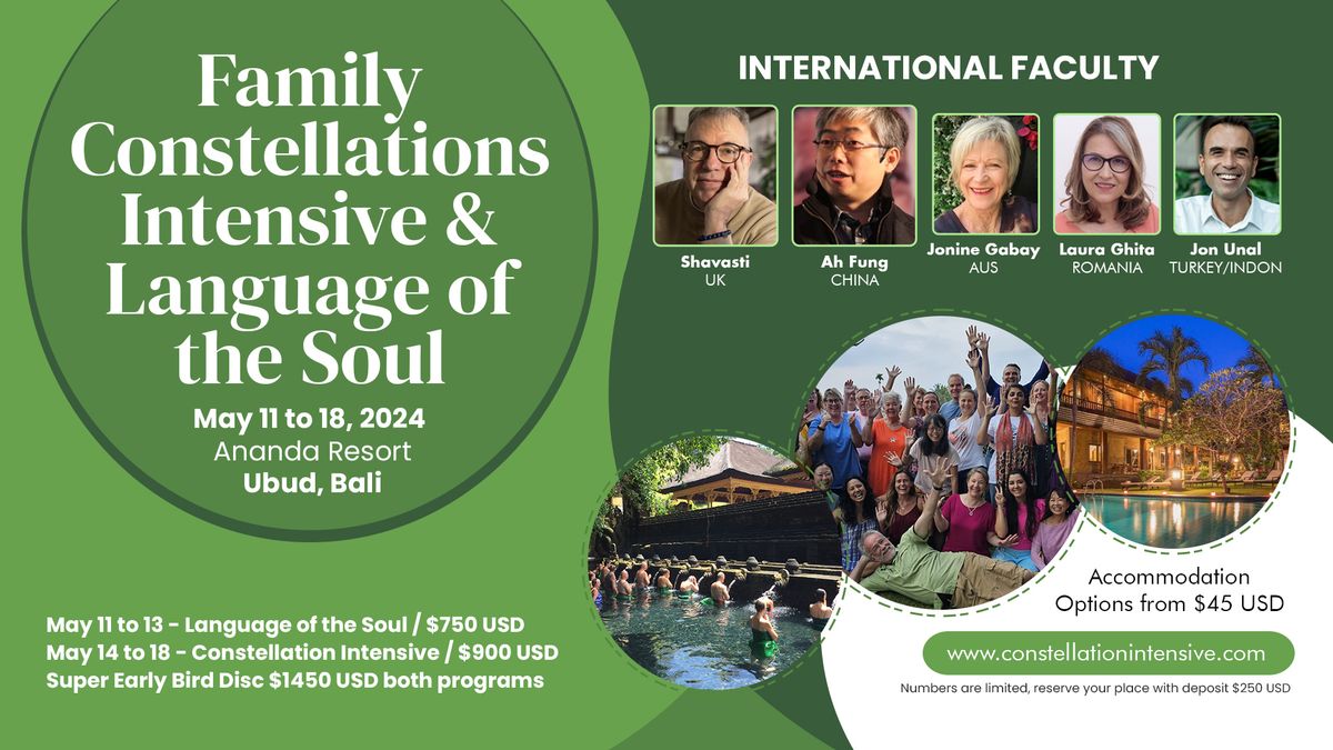 Family Constellations & Language of the Soul, Ubud Bali 