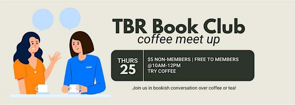 TBR Book Club Coffee Meet Up