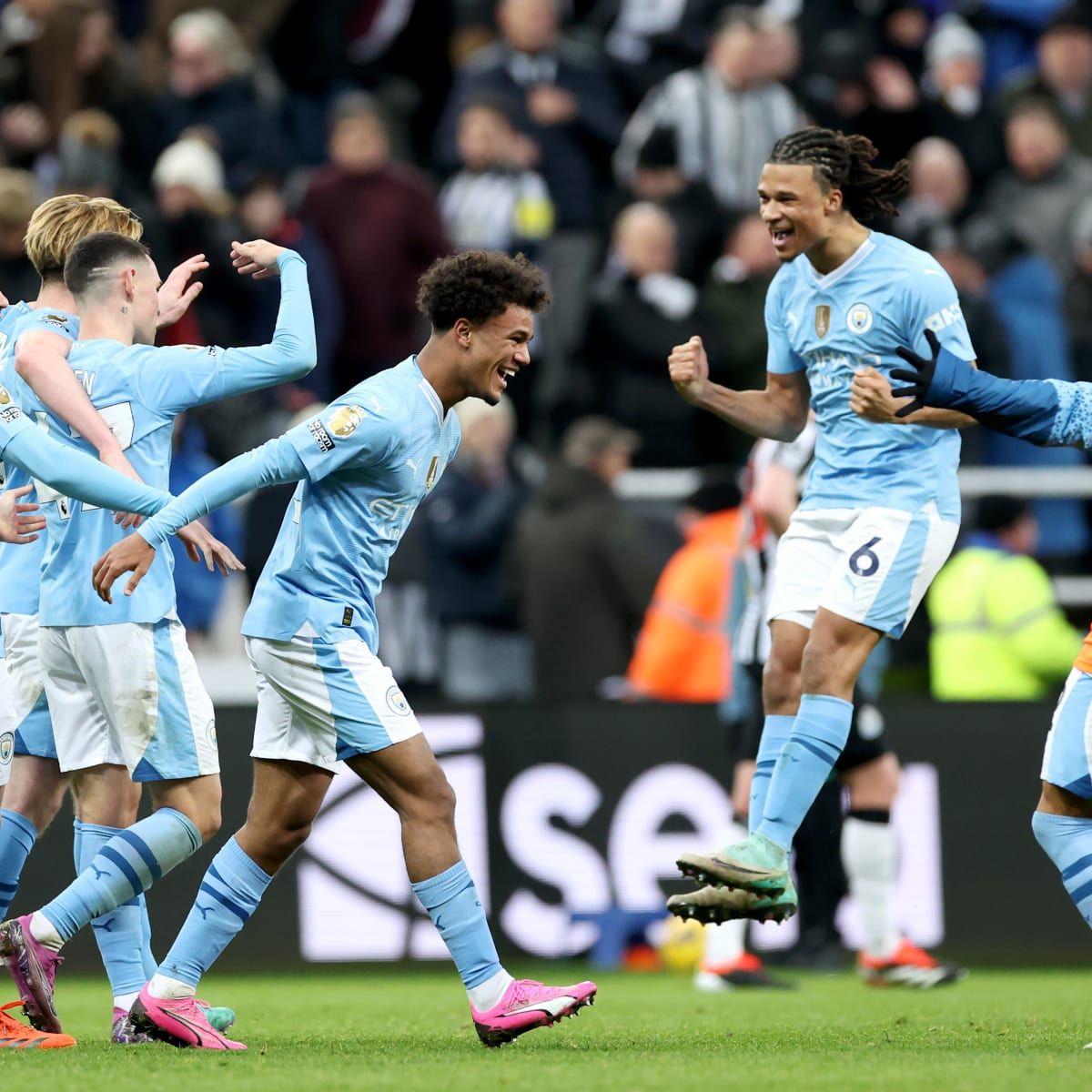 Brighton and Hove Albion FC at Manchester City FC at Etihad Stadium