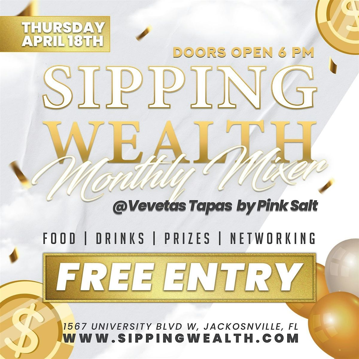 Sipping Wealth Mixer