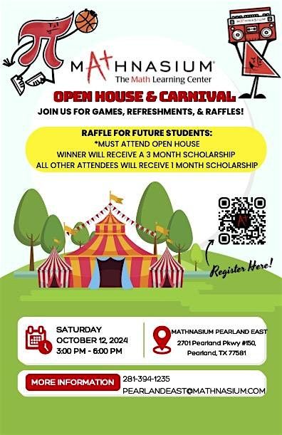 Mathnasium of Pearland East Open House and Carnival