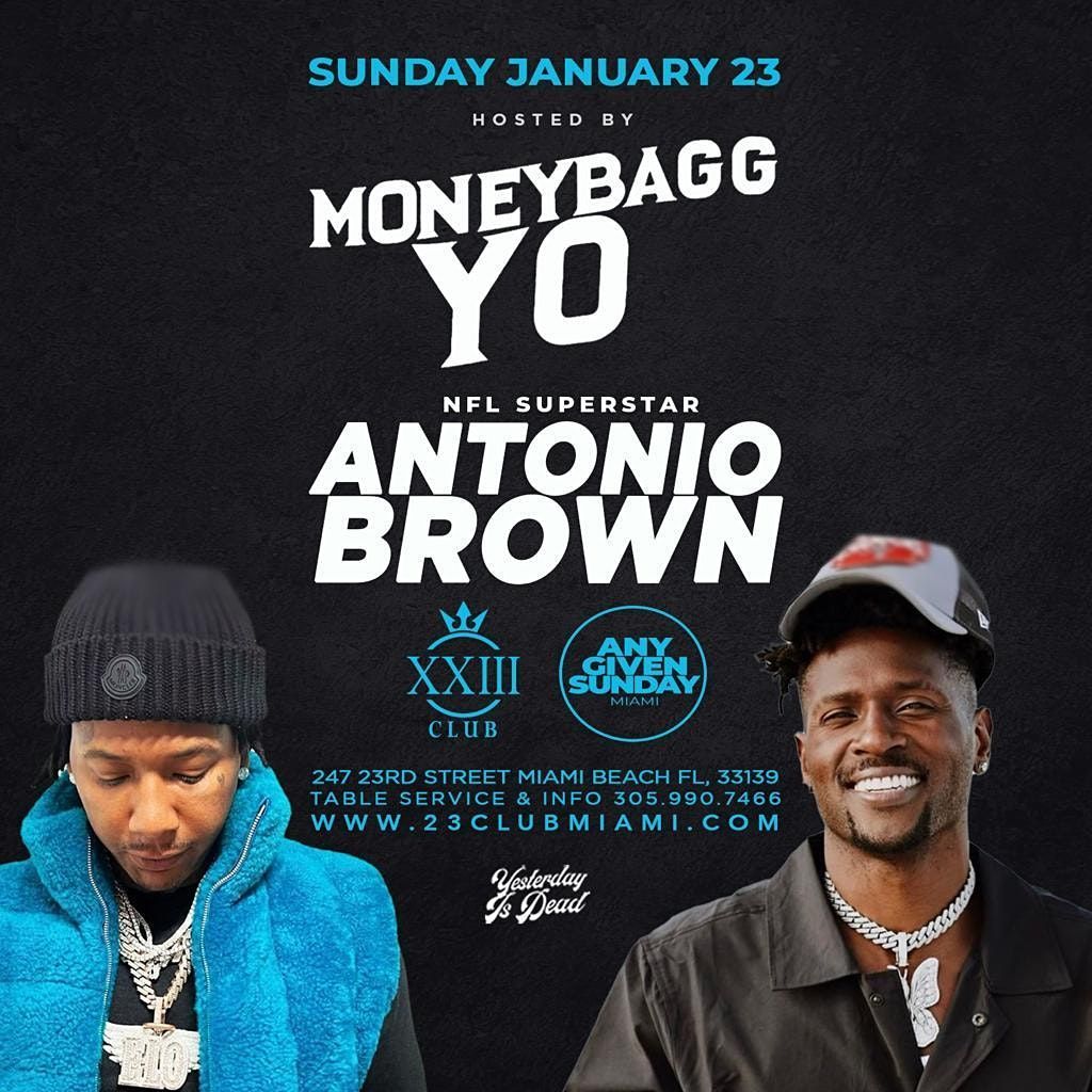 MoneyBagg Yo and Anthony Brown at Club 23  Miami 1\/23